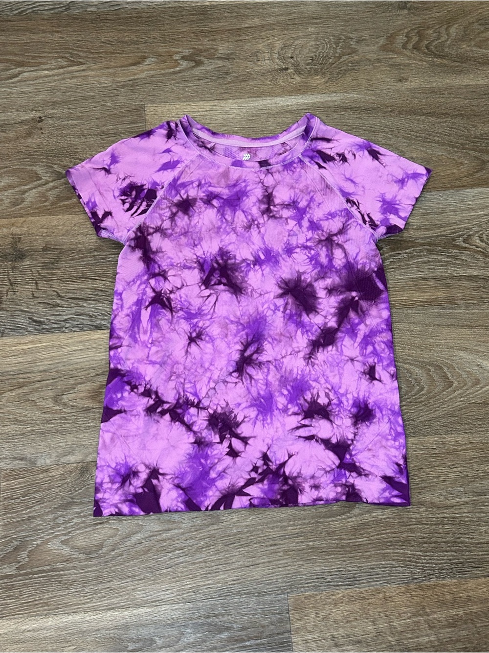 all in motion Purple Tie-Dye Short Sleeve Tee